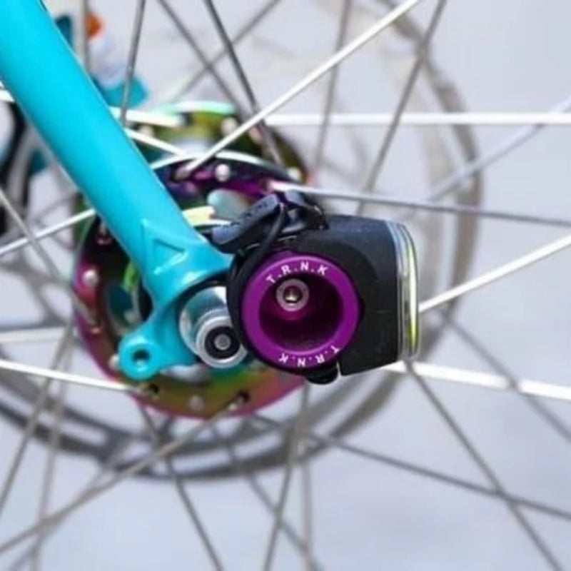 LIGHT MOUNT（SPLASH COLOR） ライトマウント ライトホルダー フロントライト固定 スプラッター塗装 フォークマウントライト 自転車用ライトブラケット バイクカスタムパーツ