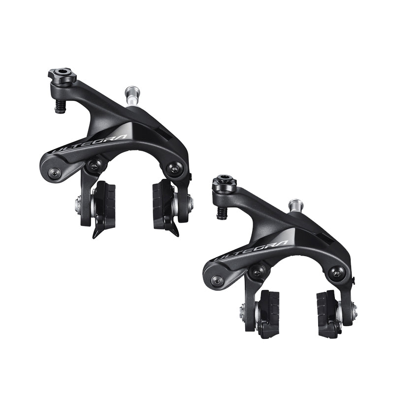 【美品】SHIMANO ULTEGRA キャリパーブレーキ r8100 ブラック SHIMANO BR-R8100（ULTEGRA）｜高性能デュアルピボットブレーキ