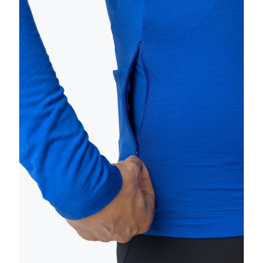 ASHLU MERINO JERSEY LS MEN'S 7メッシュ サイクルウェア サイクルジャージ ロングスウィーブ
