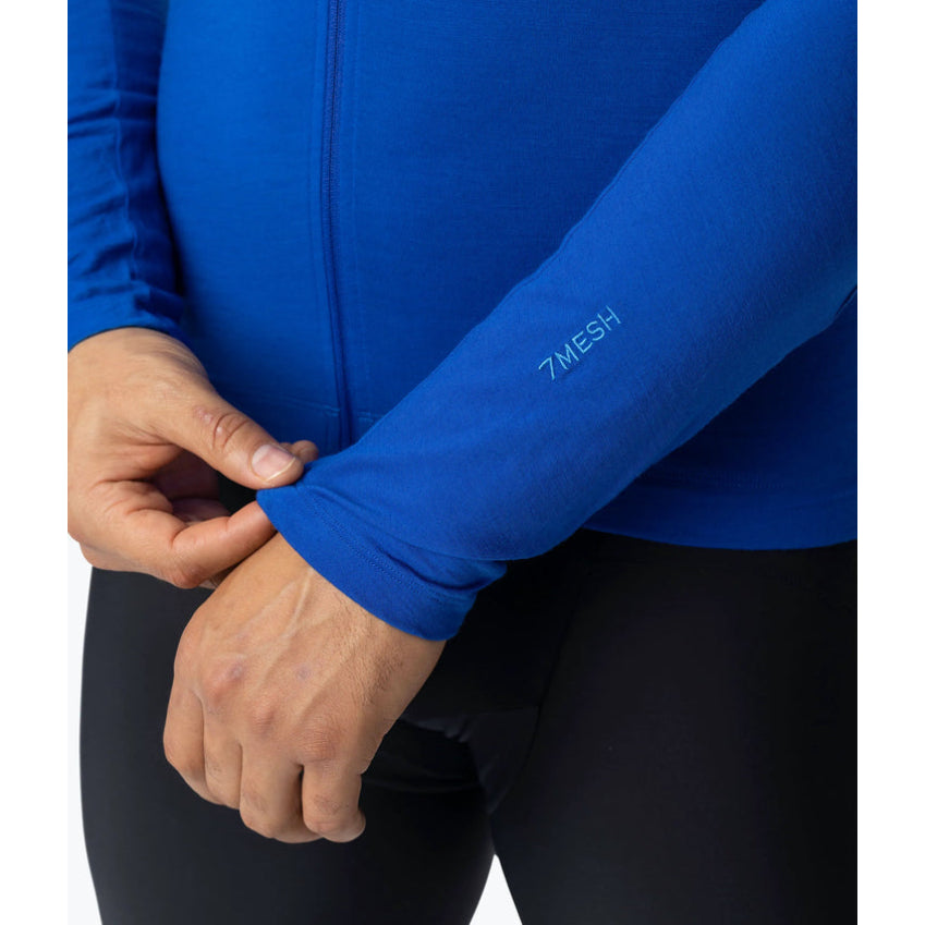 ASHLU MERINO JERSEY LS MEN'S 7メッシュ サイクルウェア サイクルジャージ ロングスウィーブ