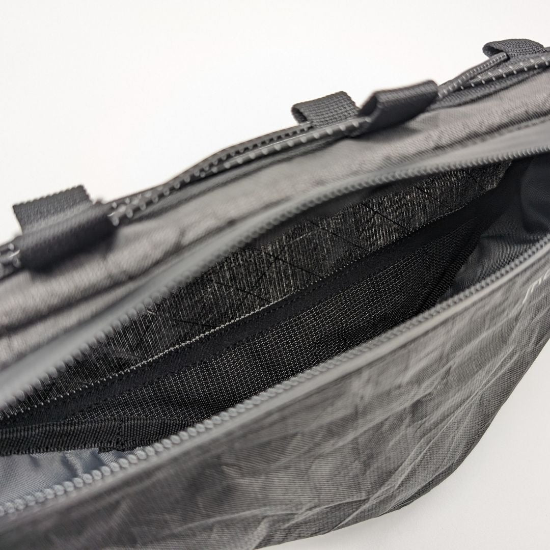 FRAME BAG MINI ULTRA ULフレームバッグ トップチューブバッグ 軽量 Ultra200x バッグ バイクパッキング フレーム下 ダイニーマ 自転車バッグ 7R bags フレームバッグ コンパクトバイクバッグ