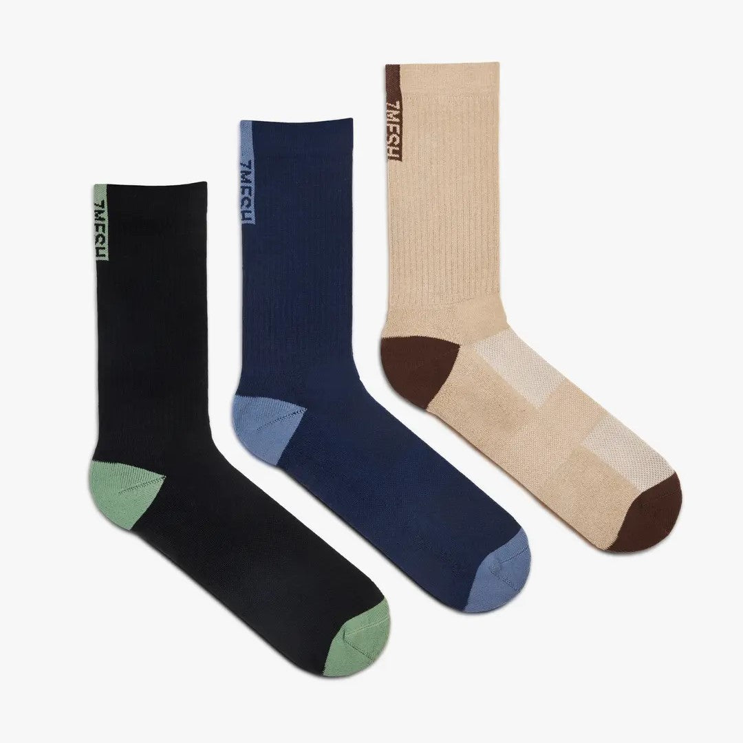 7MESH GRAVITY SOCK MTB向け高耐久サイクリングソックス