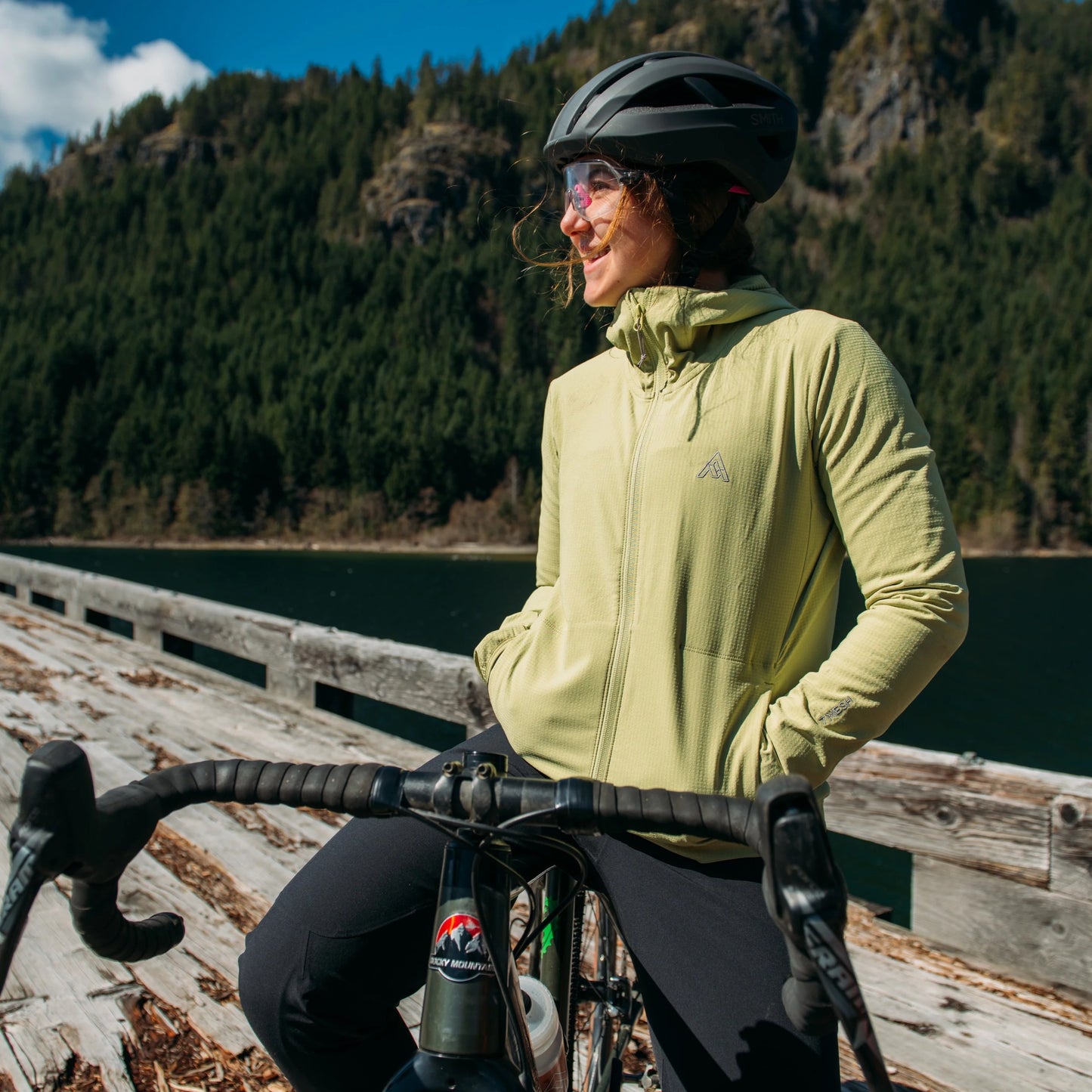 SPRUCE HOODY WOMEN'S 7メッシュ ウィンドブレーカー サイクリング レディース