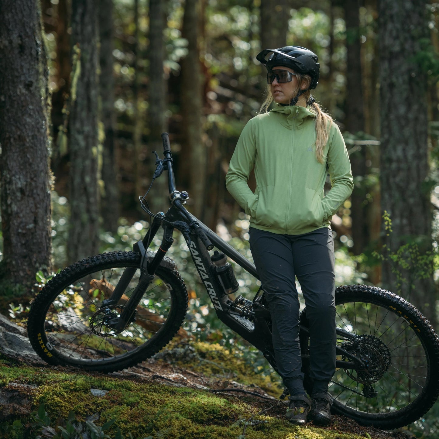 SPRUCE HOODY WOMEN'S 7メッシュ ウィンドブレーカー サイクリング レディース