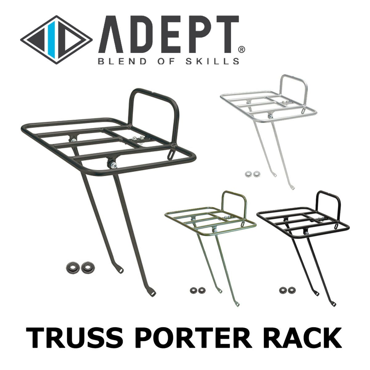 ADEPT TRUSS PORTER RACK フロントキャリア アルミラック 240×315mm