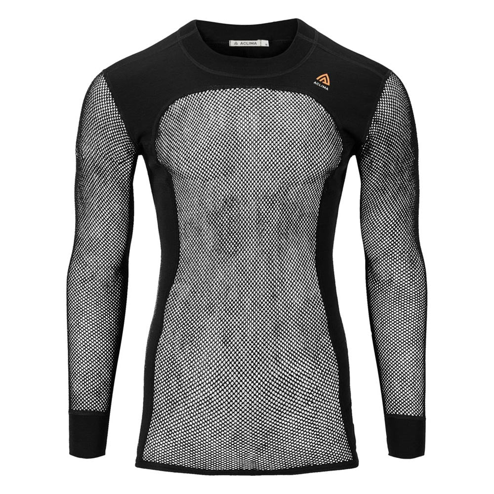 ACLIMA WOOLNET CREW NECK メリノウール メッシュベースレイヤー