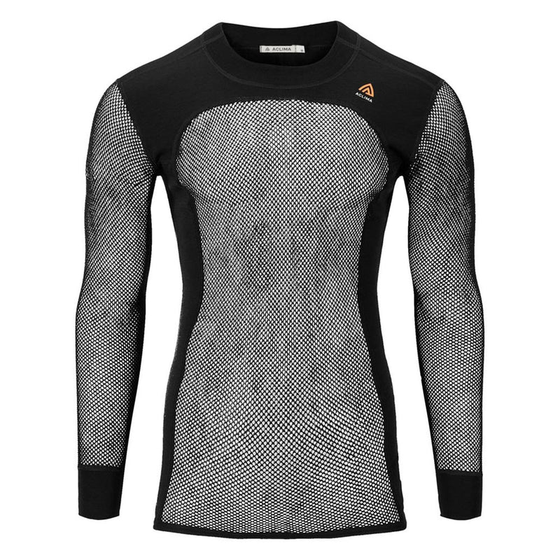 ACLIMA WOOLNET CREW NECK メリノウール メッシュベースレイヤー