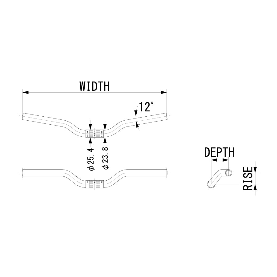 B260AAF RISER BAR