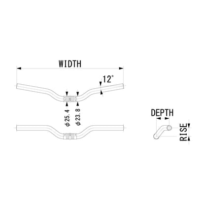 B260AAF RISER BAR