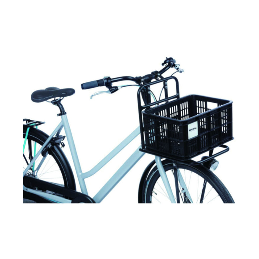 CRATE 自転車リアバスケット MIK対応バスケット オランダ製バイクアクセサリー クレートバスケット 自転車通勤用コンテナ リサイクル素材バスケット 着脱式自転車バスケット