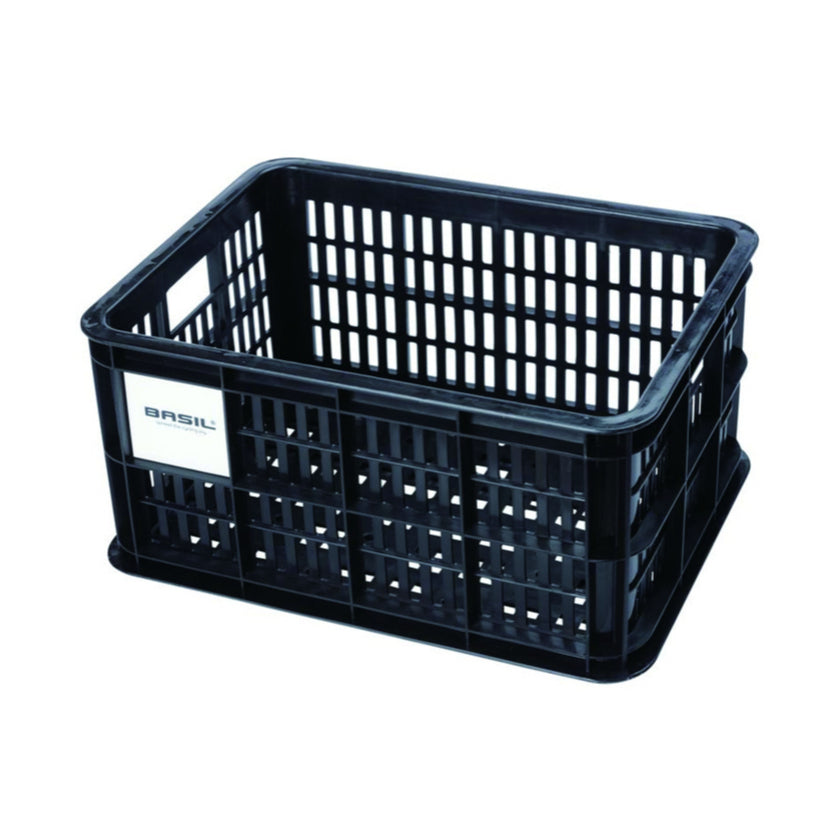 CRATE 自転車リアバスケット MIK対応バスケット オランダ製バイクアクセサリー クレートバスケット 自転車通勤用コンテナ リサイクル素材バスケット 着脱式自転車バスケット