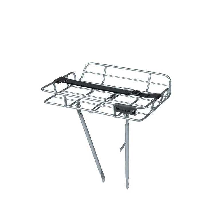 BASIL PORTLAND FRONT CARRIER HIGH+REMOVABLE BELT アルミ製フロントキャリア