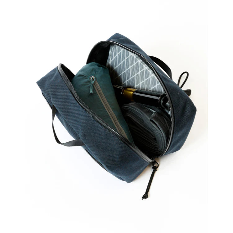 【RMW × PAPERSKY】 BIKE'N HIKE FRONT BAG RawLow Mountain Works（ローローマウンテンワークス） PAPERSKY ハンドルバーバッグ バイクパッキング バッグ ショルダーバッグ 2WAY マップケース クリアポケット ソフトマウント ウェビング