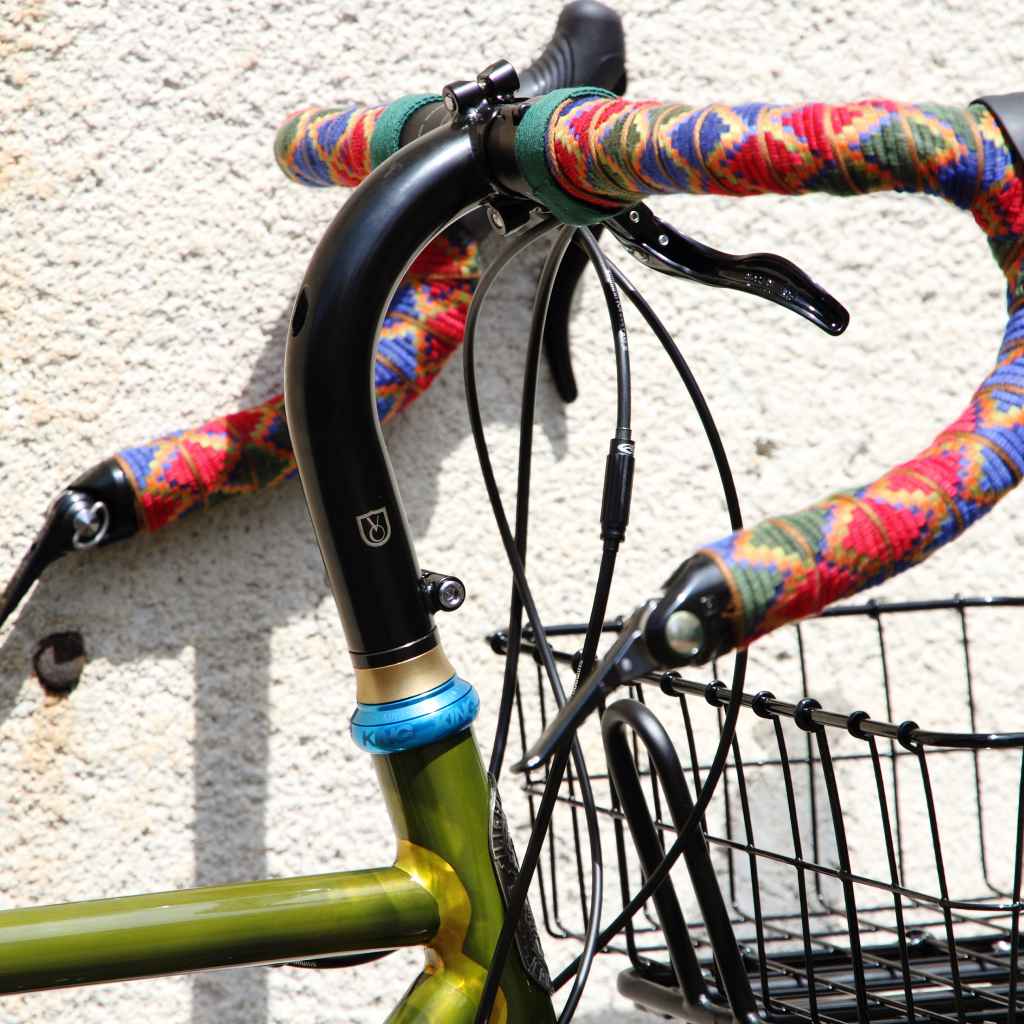 brass tapered spacer BLUELUG ブルーラグ 真鍮スペーサー クロモリステム NITTO ブラスパーツ 自転車カスタム