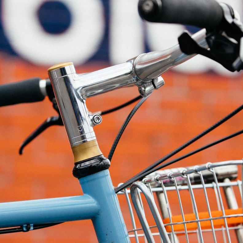 brass tapered spacer BLUELUG ブルーラグ 真鍮スペーサー クロモリステム NITTO ブラスパーツ 自転車カスタム