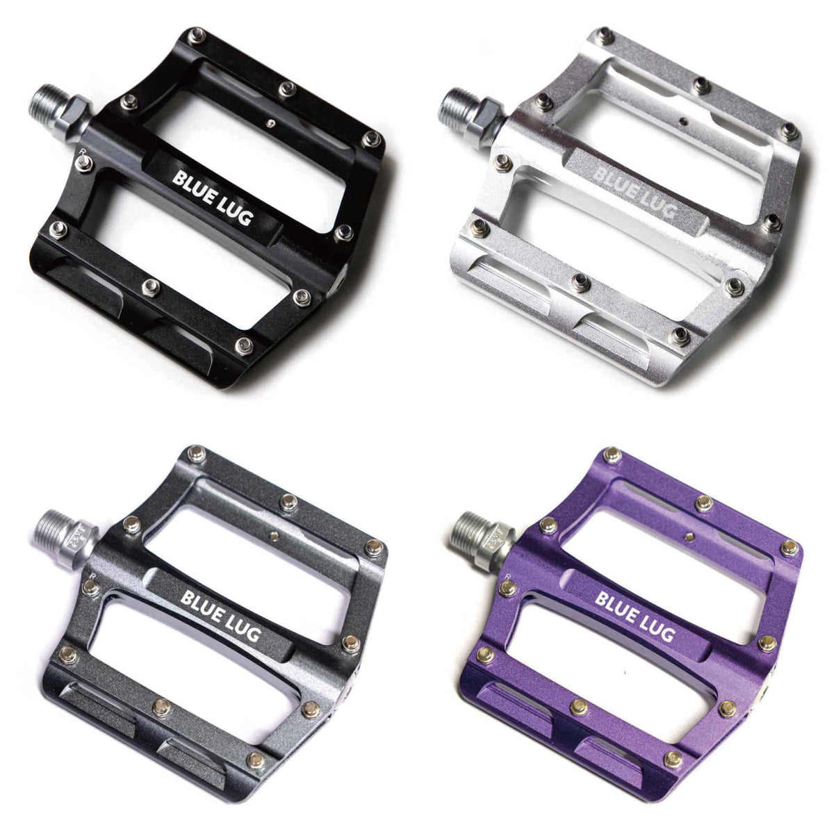 BLUE LUG SHARK pedal アルミ削り出しフラットペダル