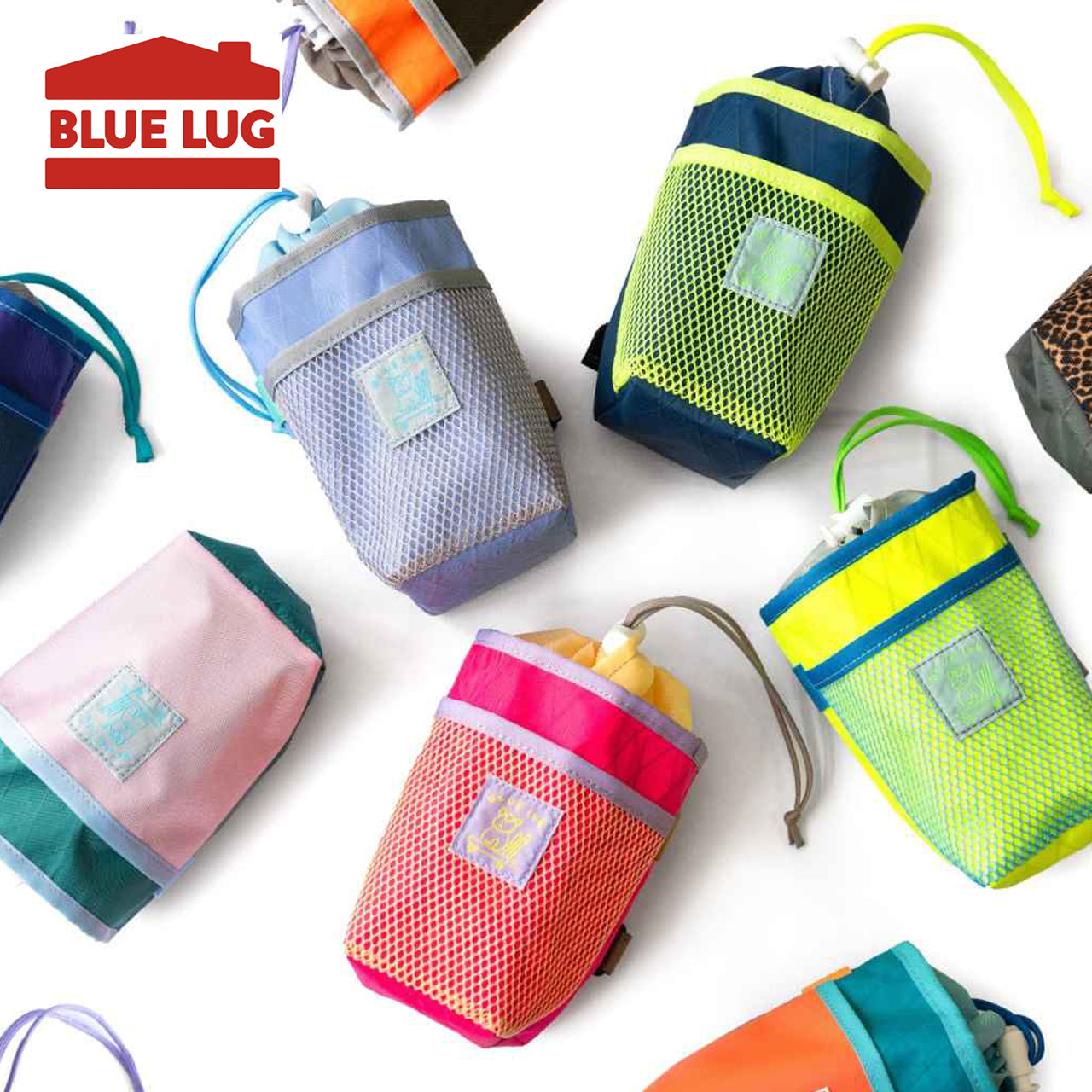 BLUE LUG stem pouch｜ボトルとスマホを収納できるステムポーチ（1L