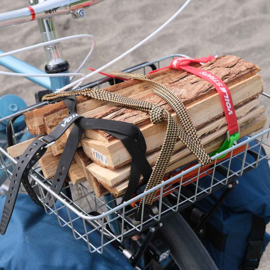 flat bungee ブルーラグ 荷物固定バンド 自転車バンジーコード バスケットアクセサリー ラック用コード サイクルパーツ 荷締めベルト