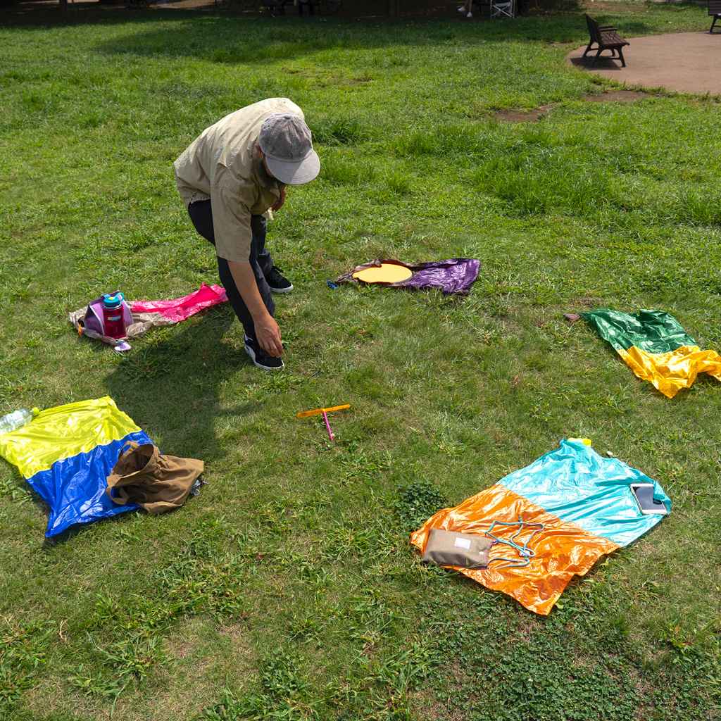 onigiri sheet BLUE LUG ブルーラグ TANDEM ピクニックシート おにぎりシート アウトドアギア サイクリングアイテム