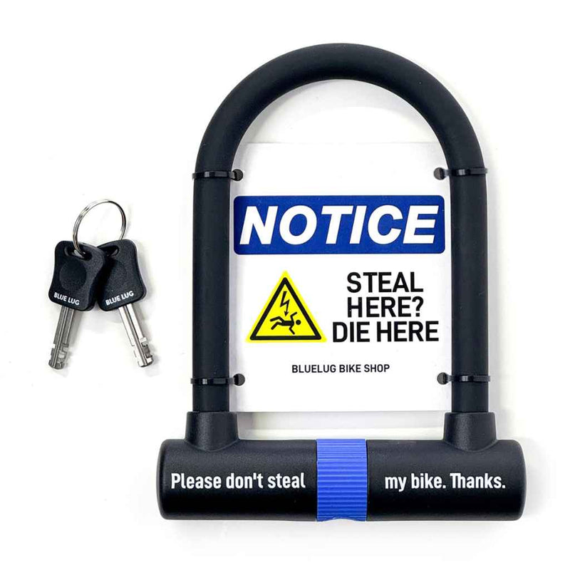 BLUE LUG STEEL U-LOCK ラバーコーティング自転車用U字ロック