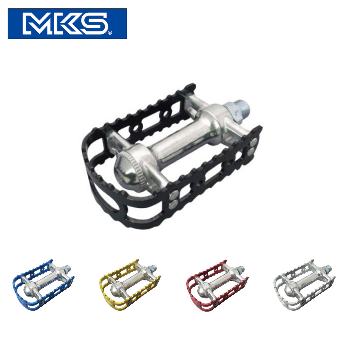MKS BM-7 シルバー オールドスクールBMXペダル