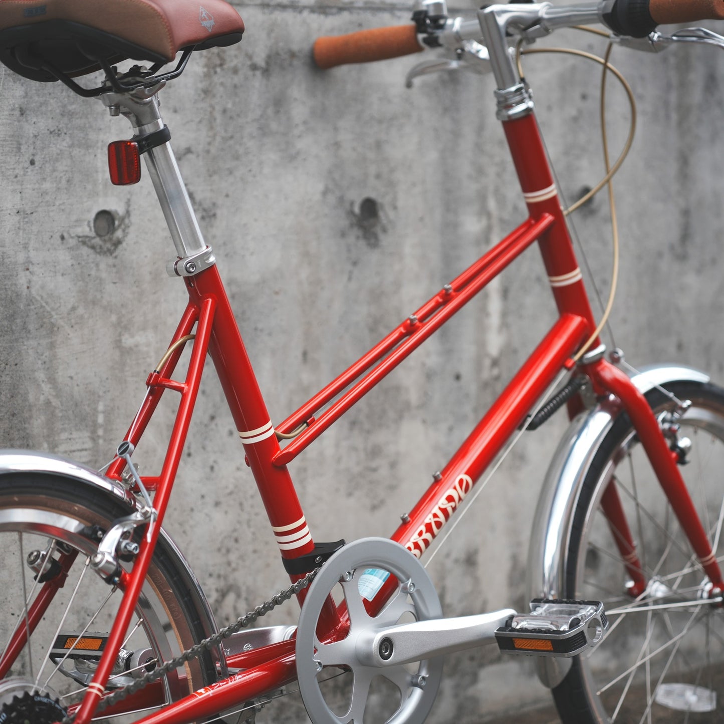 MIXTE SILVER EDITION ミニベロ 小径自転車 シティサイクル 街乗りバイク クロモリフレーム BRUNO 自転車 レディース自転車