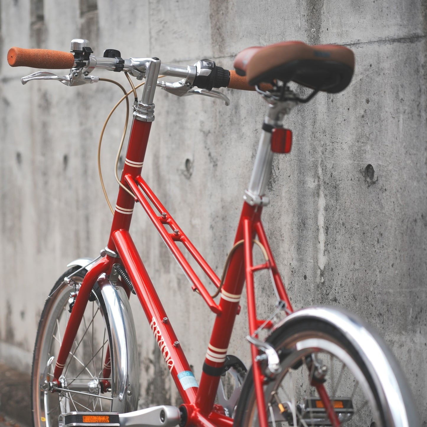 MIXTE SILVER EDITION ミニベロ 小径自転車 シティサイクル 街乗りバイク クロモリフレーム BRUNO 自転車 レディース自転車