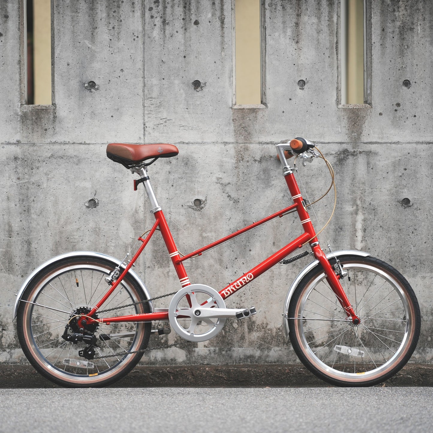 MIXTE SILVER EDITION ミニベロ 小径自転車 シティサイクル 街乗りバイク クロモリフレーム BRUNO 自転車 レディース自転車