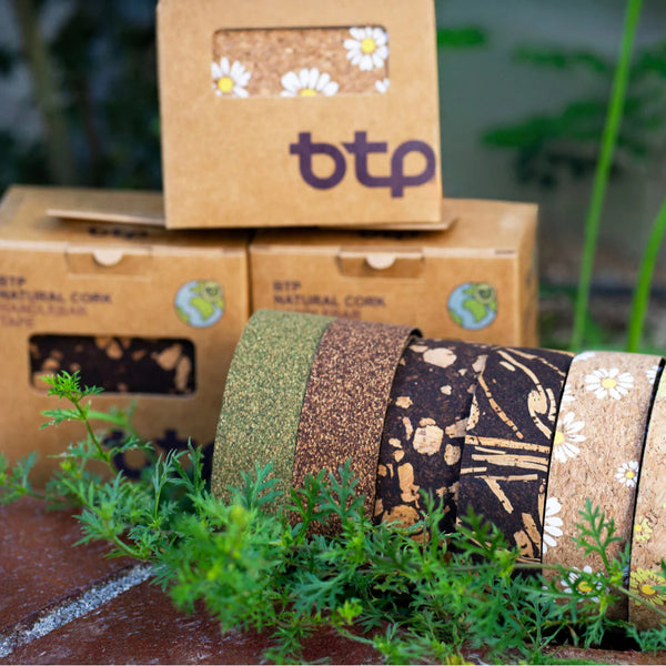 BTP Cork Bartape Tea Leaf Ground Sparkle 茶葉再利用コルクバーテープ