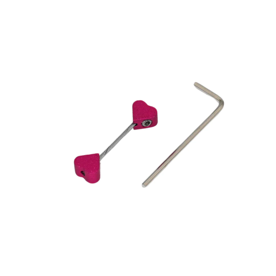 CABLE END HEART ワイヤーキャップ ハート型ケーブルエンド 自転車用エンドキャップ ネジ固定式エンドキャップ バイクカスタムパーツ インドネシアブランド