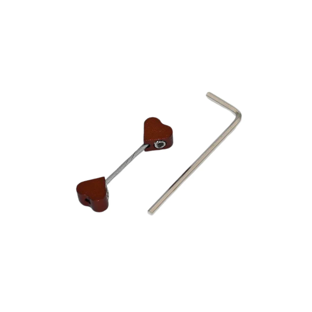 CABLE END HEART ワイヤーキャップ ハート型ケーブルエンド 自転車用エンドキャップ ネジ固定式エンドキャップ バイクカスタムパーツ インドネシアブランド