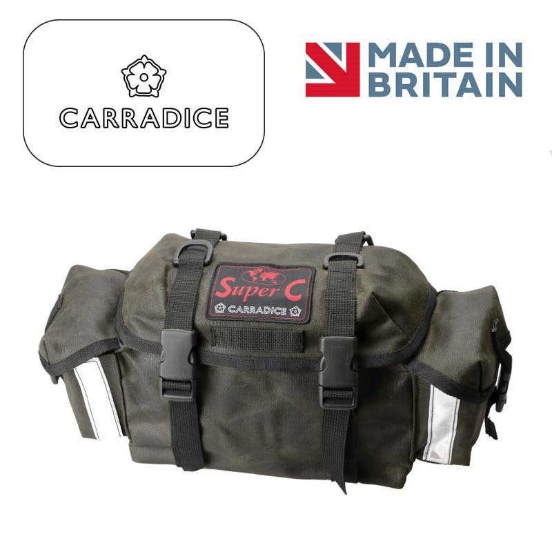 CARRADICE スーパーC オダックス サドルバッグ ワックスドコットン製 9L