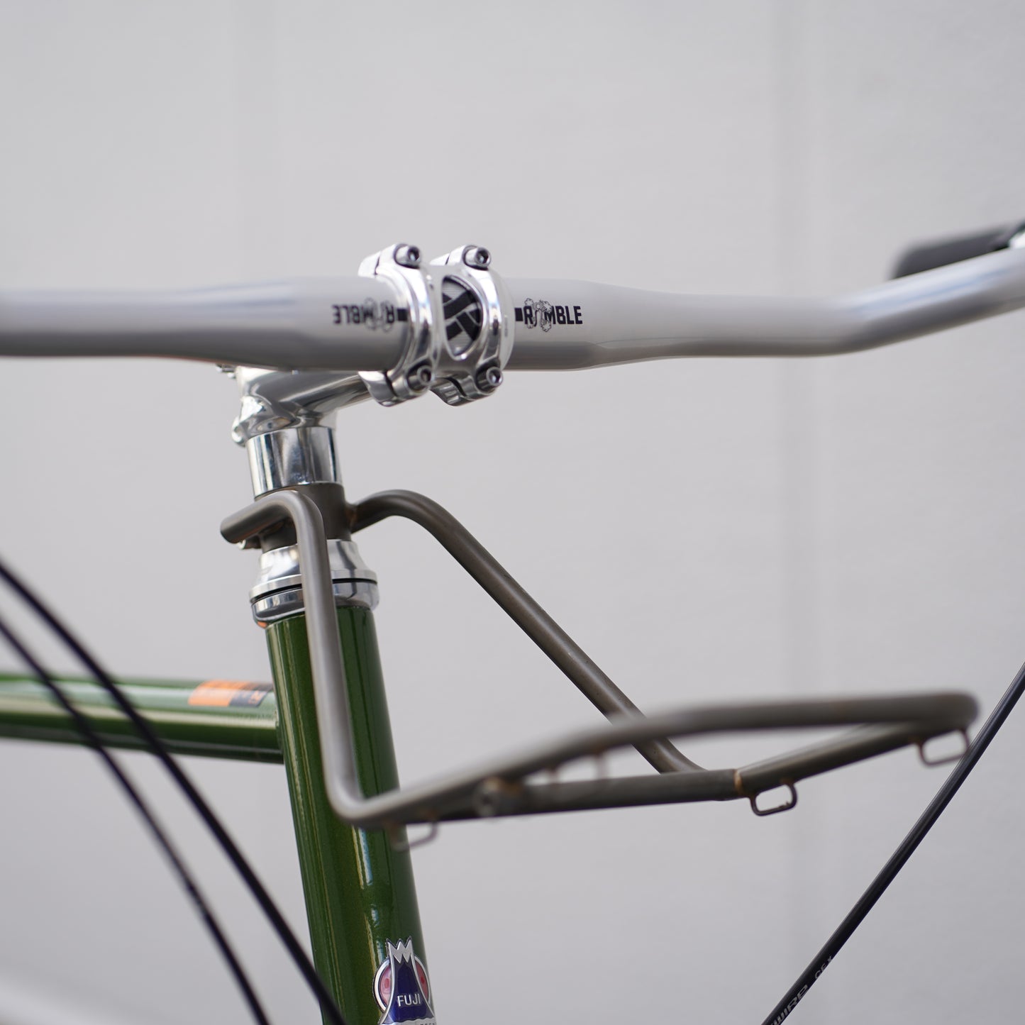 Beak Bag Supporter（RAW） バッグサポーター 自転車 フロントバッグ 安定化 リアバッグ サポートパーツ 国産 自転車アクセサリー 京都 メイド バイクパーツ RAW仕上げ 自転車パーツ ミニマル バイクカスタム