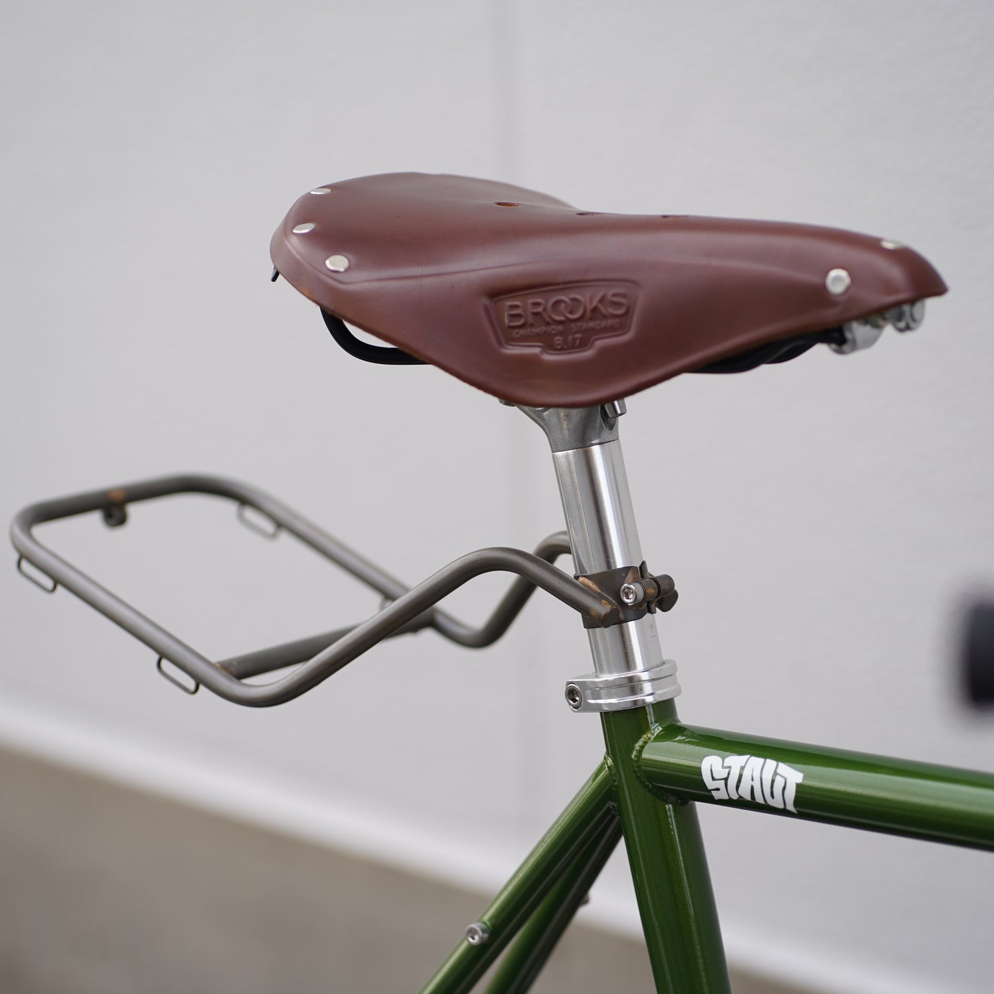 Beak Bag Supporter（RAW） バッグサポーター 自転車 フロントバッグ 安定化 リアバッグ サポートパーツ 国産 自転車アクセサリー 京都 メイド バイクパーツ RAW仕上げ 自転車パーツ ミニマル バイクカスタム