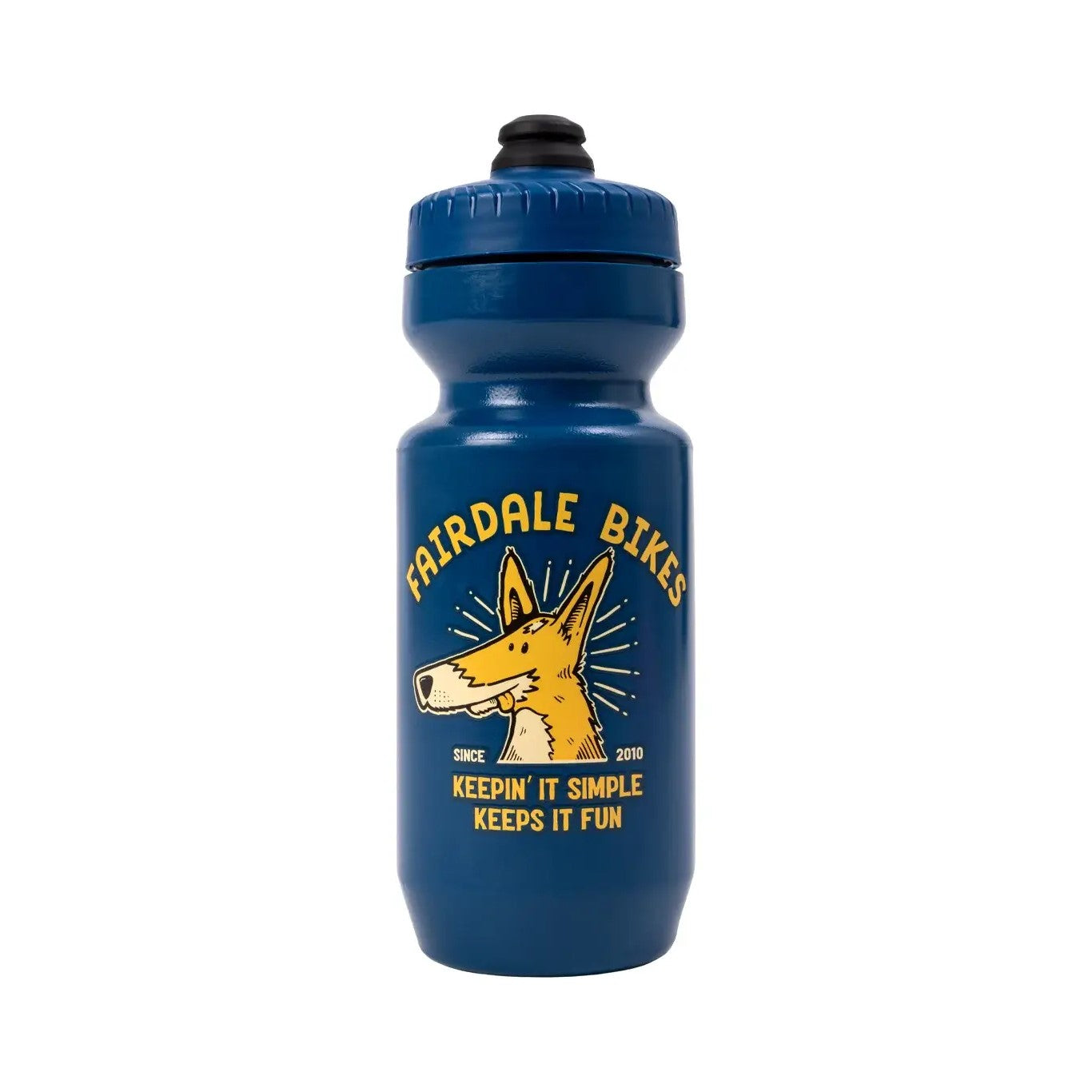 SIMPLE MONTY PURIST BOTTLE FAIRDALE ボトル Purist ボトル 22oz ネイビー 自転車 ボトル FAIRDALE Monty デザイン ボトル 自転車 ストリート 自転車 ボトル ピスト ボトル