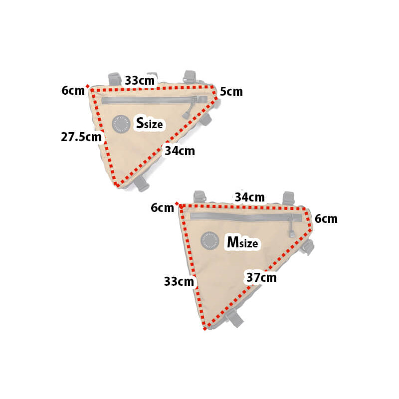 FAIRWEATHER / frame bag ADV（X-PAC） – 京都の自転車屋 CYCLE