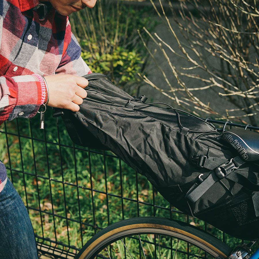 FAIRWEATHER seat bag（ripstop）｜3〜6L可変容量の日本製サドルバッグ