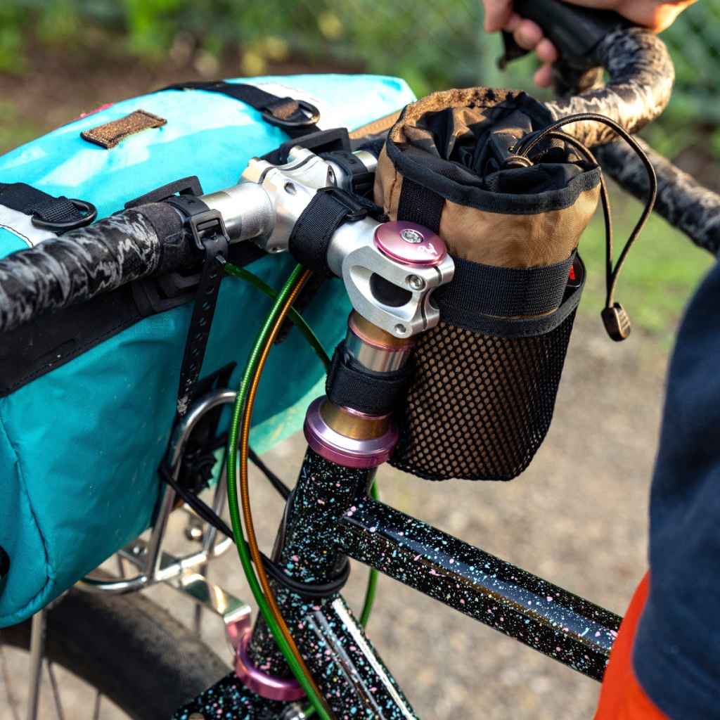 stem bag+ フェアウェザー ステムポーチ ハンドルバーバッグ バイクパッキング アクセサリー ボトルホルダー 自転車 防水サイクルバッグ ECOPAK バッグ