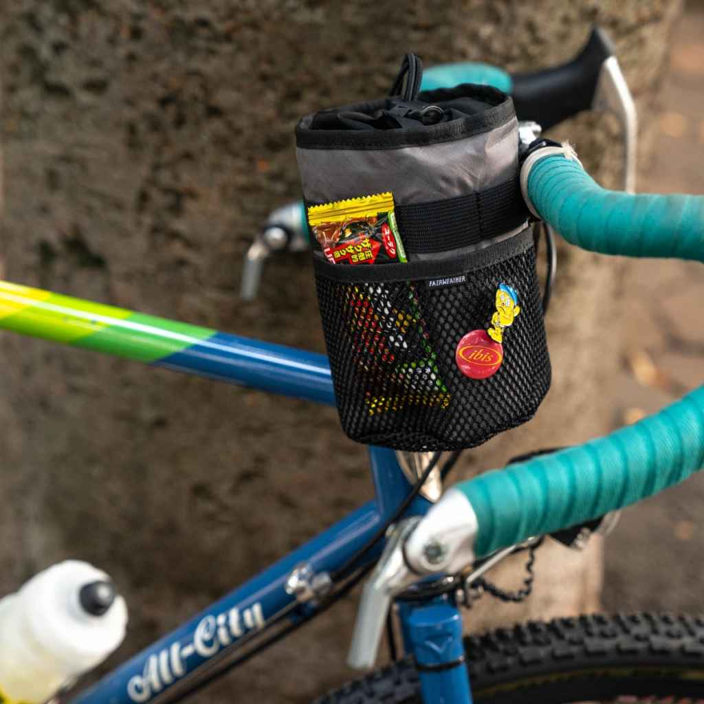 stem bag+ フェアウェザー ステムポーチ ハンドルバーバッグ バイクパッキング アクセサリー ボトルホルダー 自転車 防水サイクルバッグ ECOPAK バッグ