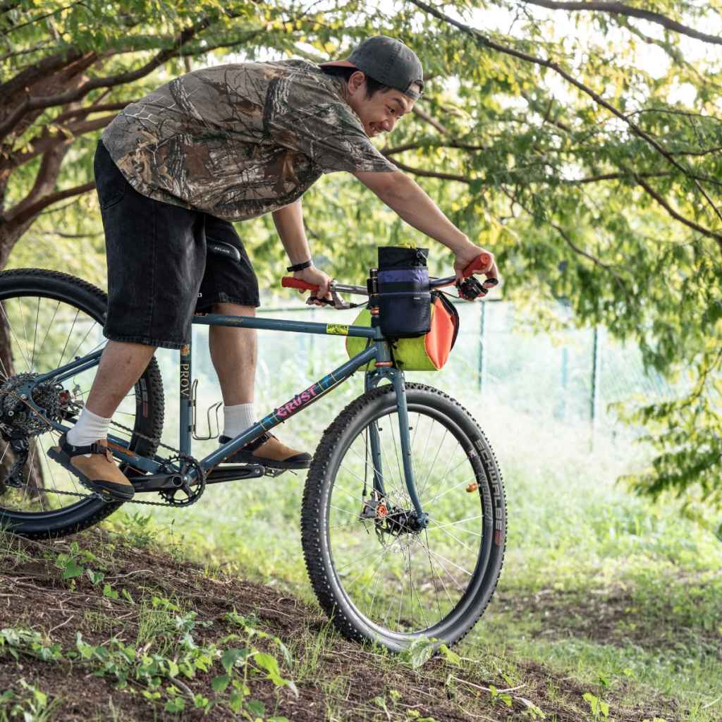 stem bag+ フェアウェザー ステムポーチ ハンドルバーバッグ バイクパッキング アクセサリー ボトルホルダー 自転車 防水サイクルバッグ ECOPAK バッグ