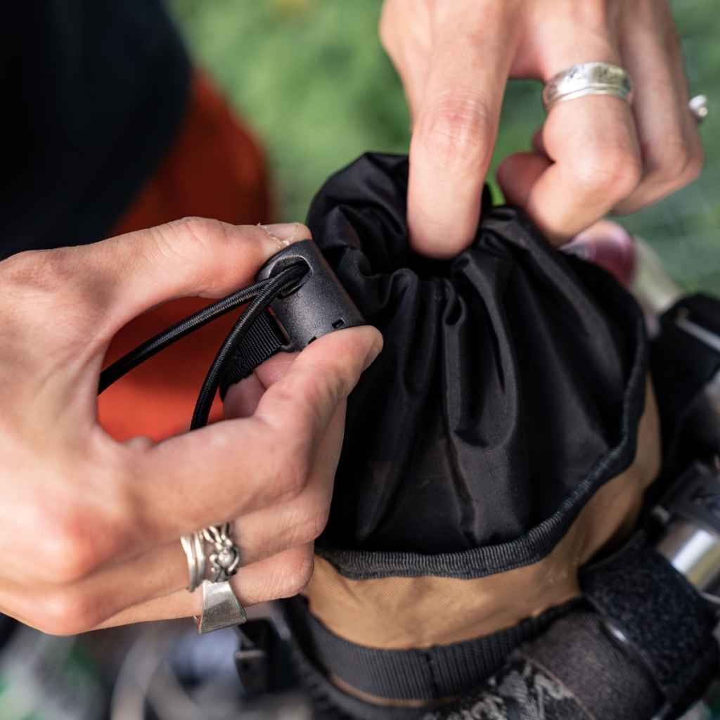 stem bag+ フェアウェザー ステムポーチ ハンドルバーバッグ バイクパッキング アクセサリー ボトルホルダー 自転車 防水サイクルバッグ ECOPAK バッグ