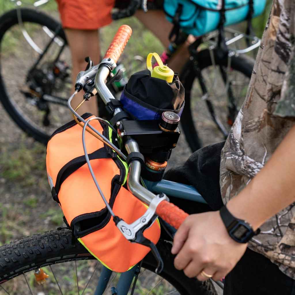 stem bag+ フェアウェザー ステムポーチ ハンドルバーバッグ バイクパッキング アクセサリー ボトルホルダー 自転車 防水サイクルバッグ ECOPAK バッグ