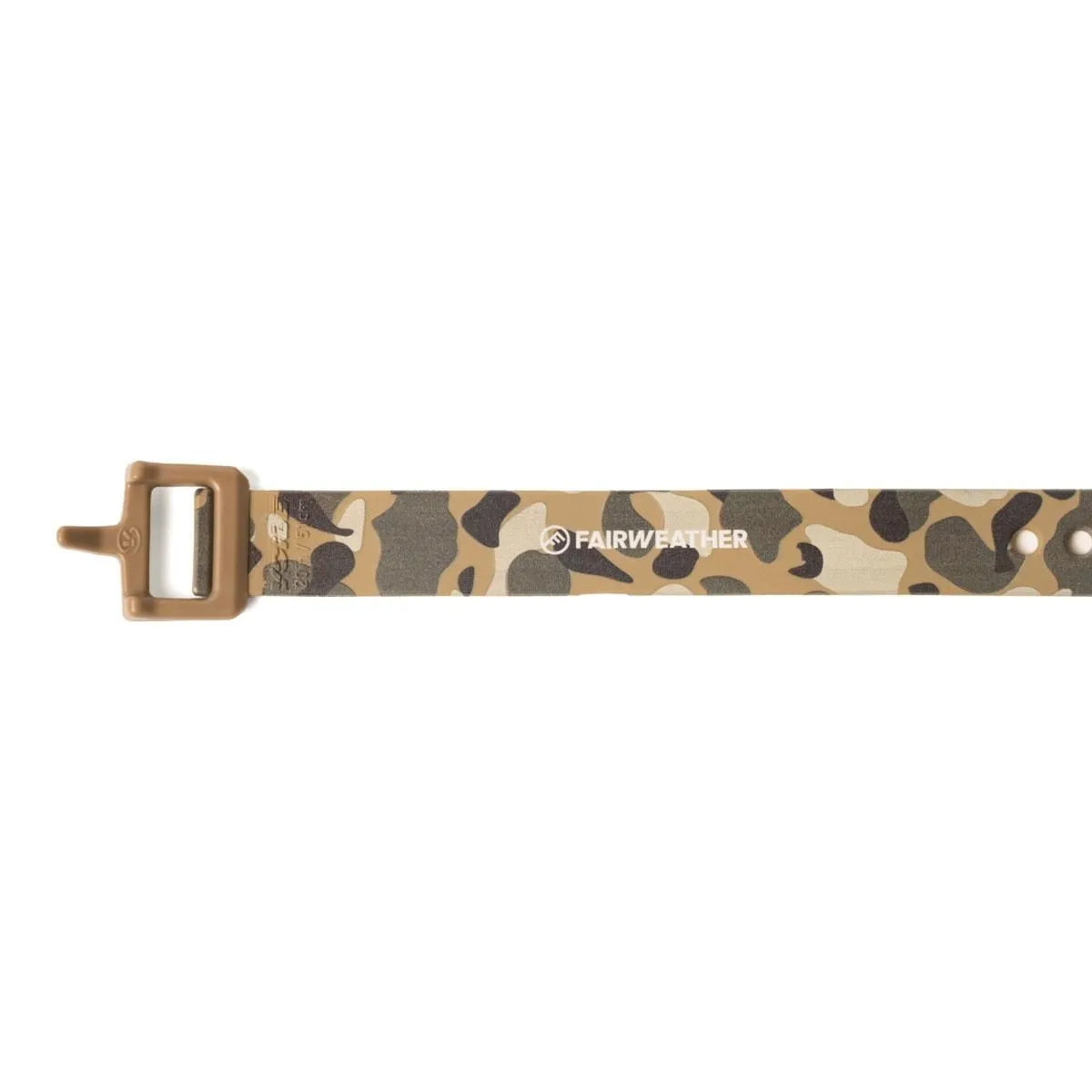 【FAIRWEATHER × VOILE】nylon buckle strap（camo / 20inch）