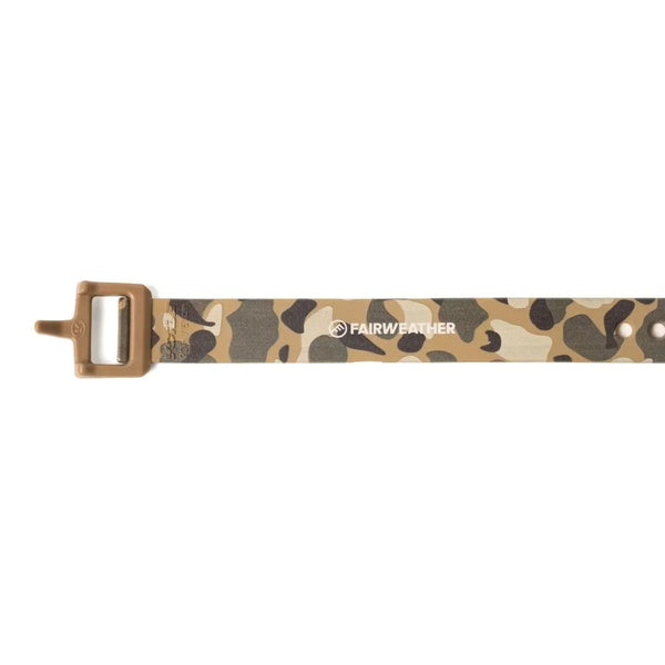【FAIRWEATHER × VOILE】nylon buckle strap（camo / 20inch）