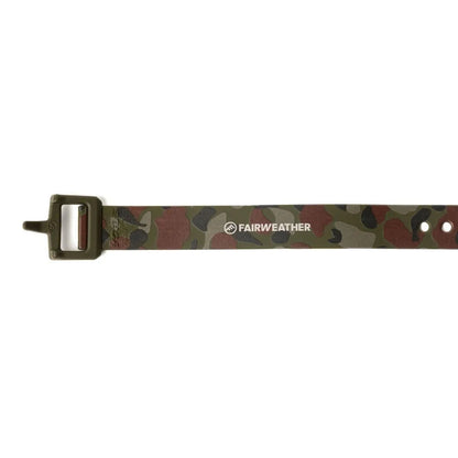 【FAIRWEATHER × VOILE】nylon buckle strap（camo / 20inch）