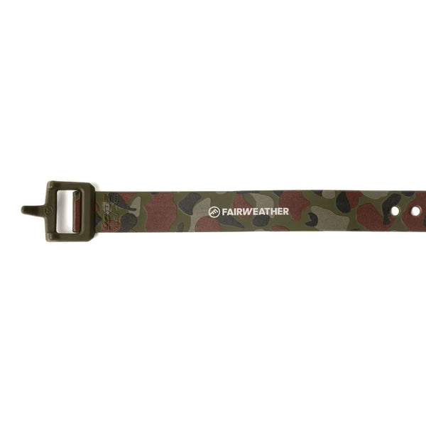 【FAIRWEATHER × VOILE】nylon buckle strap（camo / 20inch）