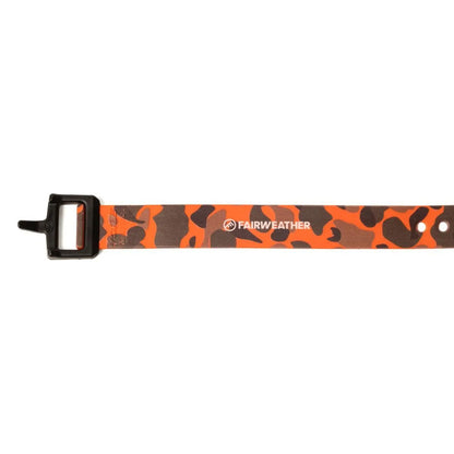 【FAIRWEATHER × VOILE】nylon buckle strap（camo / 20inch）
