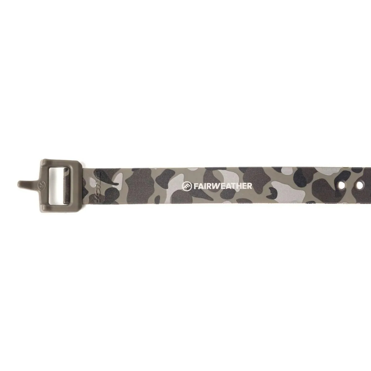 【FAIRWEATHER × VOILE】nylon buckle strap（camo / 20inch）
