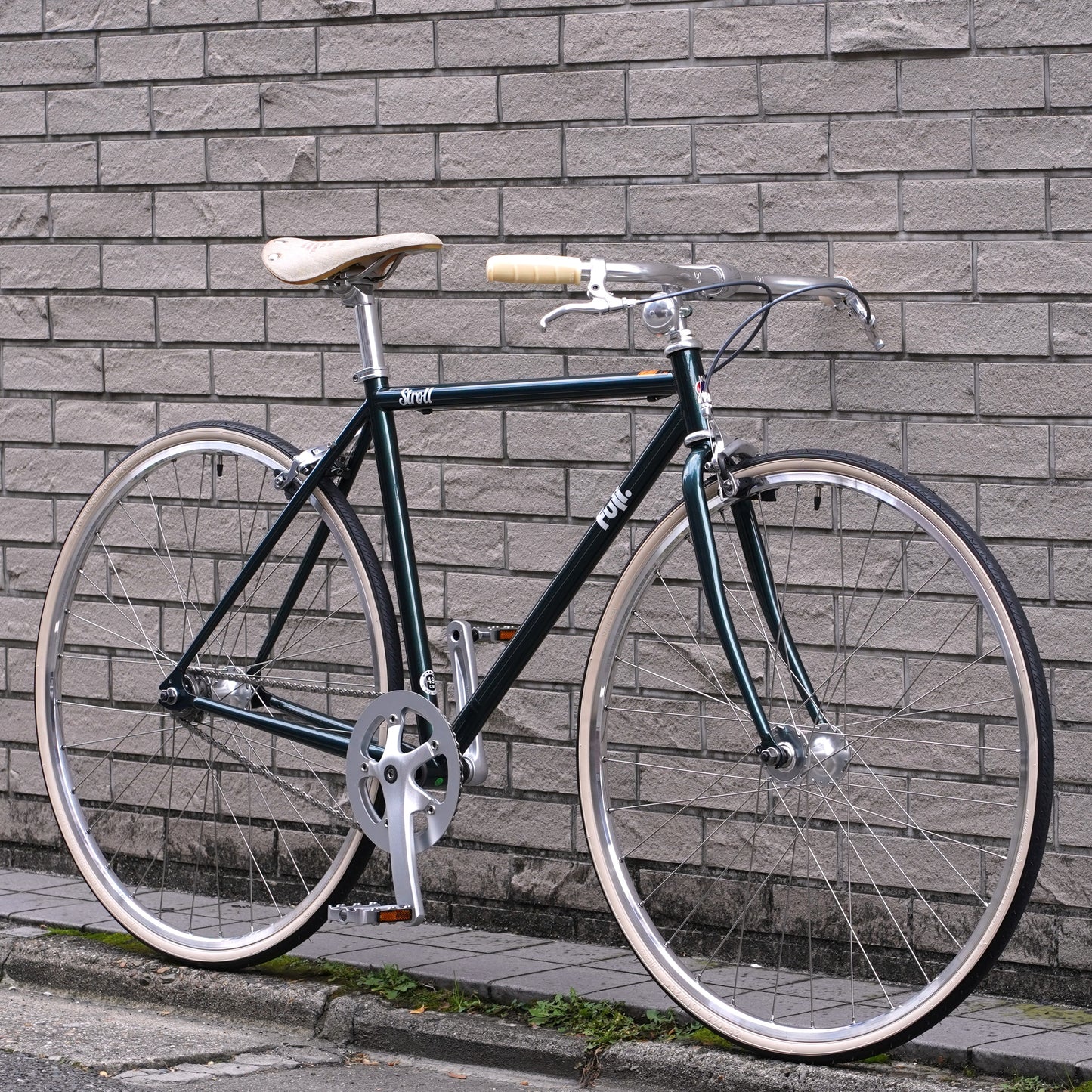 STROLL（original custom bike）.2026｜490 size オリジナルカスタム 自転車 シングルスピード 街乗り クロモリ シングルスピード クラシック 自転車 カスタム 自転車 ショップメイド FUJI STROLL カスタム 街乗り バイク おしゃれ