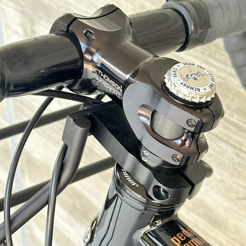 Front Bag Support フロントバッグ サポート 自転車 バッグサポート 簡易 フロントキャリア ハンドルバッグ 安定 アルミ フロントキャリア ステアリングコラム マウント 自転車 軽量 キャリア